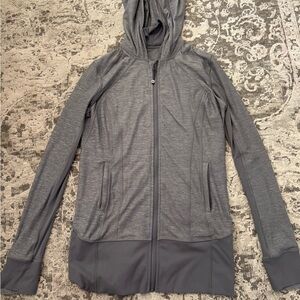 lululemon athletica Charcoal Full-Zip Jacket